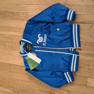 MINI RODINI - Satin Baseball Jacket size 5T